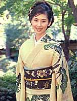 Kimono with Pine Tree motif