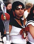 Picture of a Sailormoon fan in costume